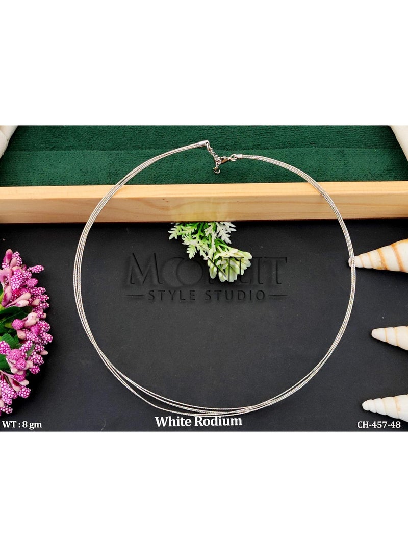 White Rodium Layered Chain